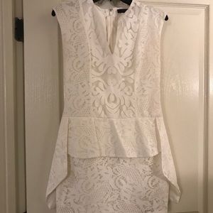 BCBGMaxAzria Isabel Peplum Dress
